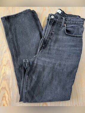 Abercrombie and fitch the 90s ultra high rise curve love size 29 dark grey